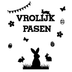 Raamstickers pasen Vinyl