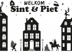 Raamsticker Vinyl Kerst & Sinterklaas